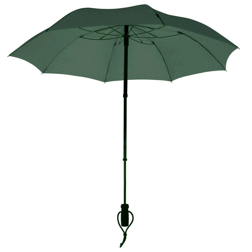 EuroSCHIRM Telescope Handsfree Trekking Umbrella, With Mounting Hardware, 43", Olive