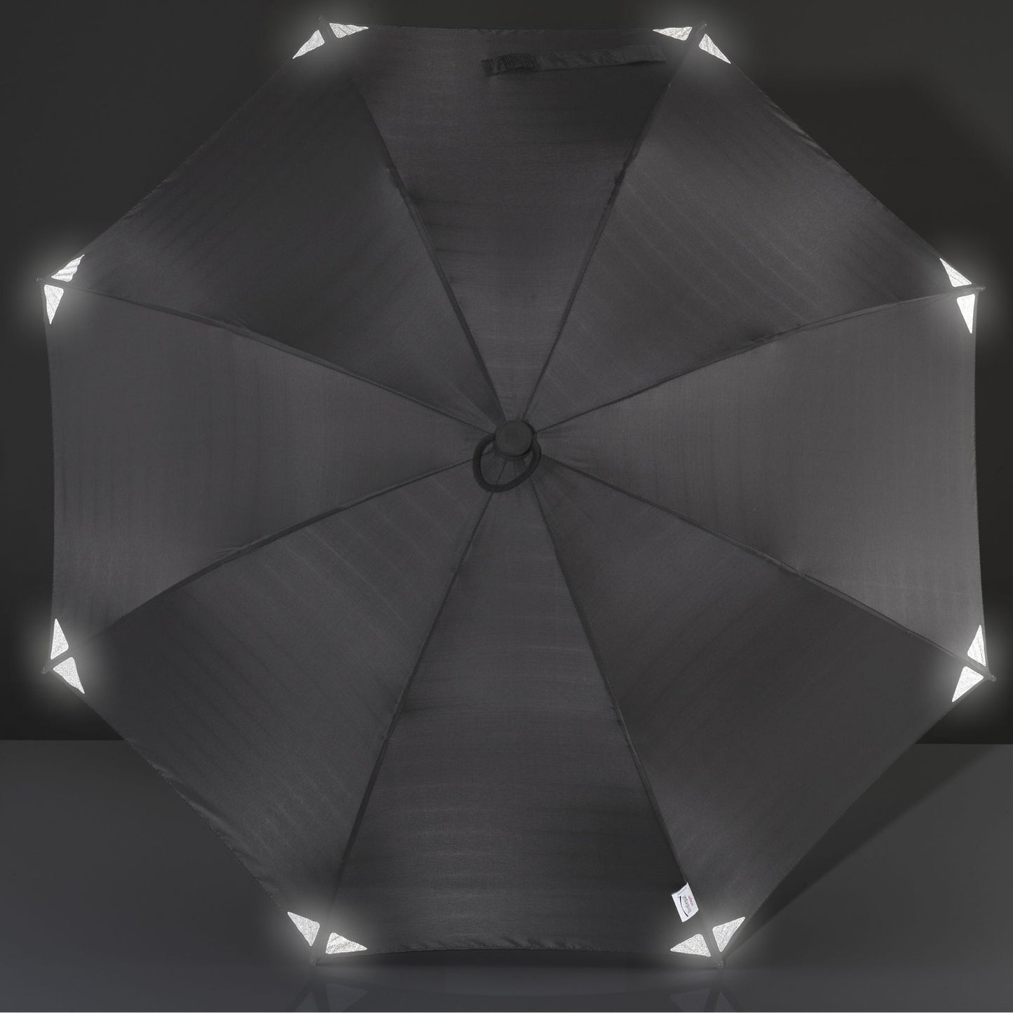 EuroSCHIRM Birdiepal Octagon Umbrella, Extremely Durable, Ultra Lightweight, Trekking, Hiking, 39”, Reflective Black