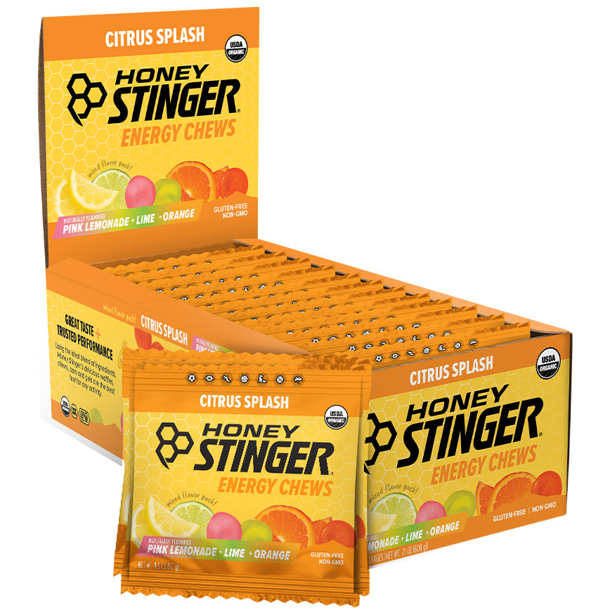 Honey Stinger Energy Chews, 12 Pack, Citrus Splash