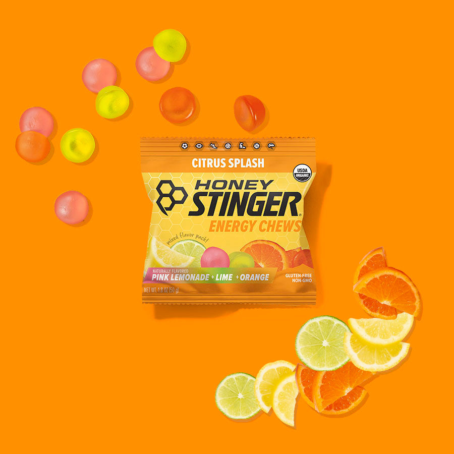 Honey Stinger Energy Chews, 12 Pack, Citrus Splash
