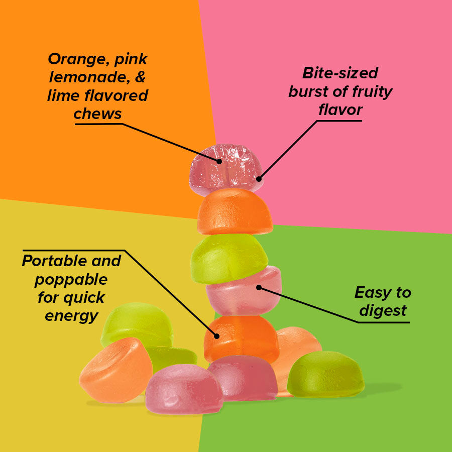 Honey Stinger Energy Chews, 12 Pack, Citrus Splash