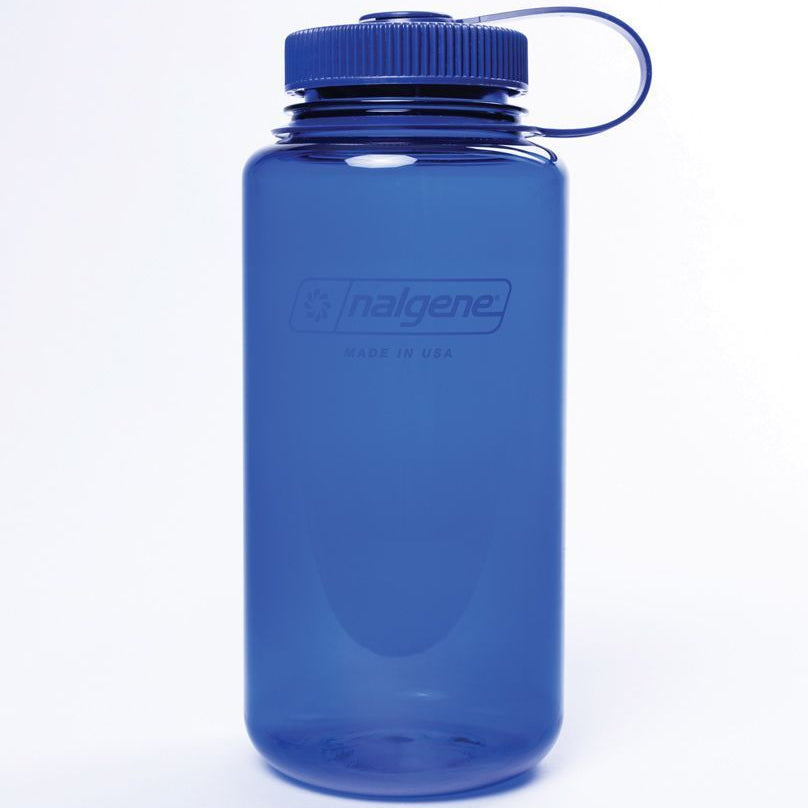 Nalgene 32oz Wide Mouth Sustain Water Bottle, Denim