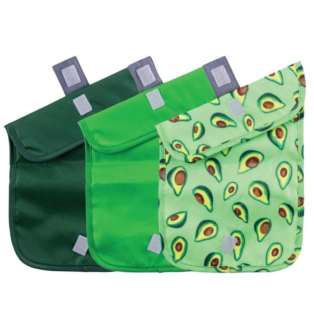ChicoBag Snack Time rePETe Sandwich & Snack Bags w/ Hook & Loop Closure (3 Pack)