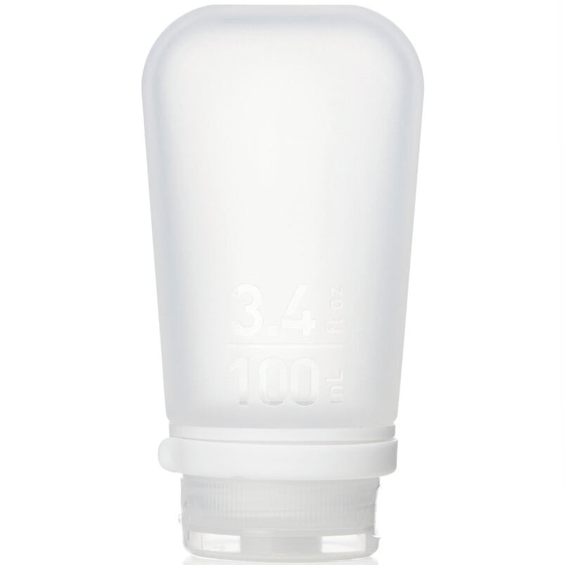 humangear GoToob+ (Large 3.4oz) | Refillable Silicone Travel Bottle | Locking Lid | Food-Safe Material