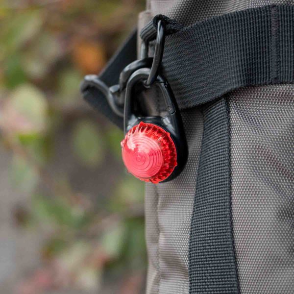 Guardian Tag-It LED Clip On Light (Red) Carabiner Waterproof