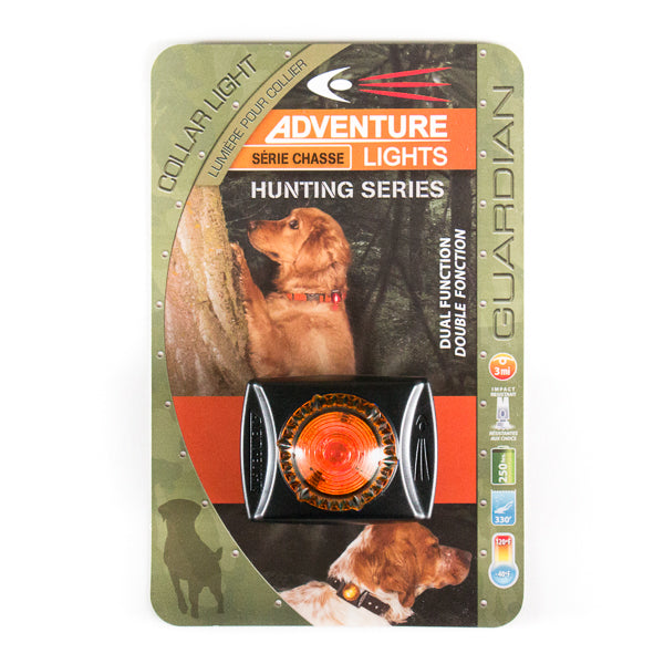 Guardian Collar Mount LED Signal and Safe (Orange) Waterproof