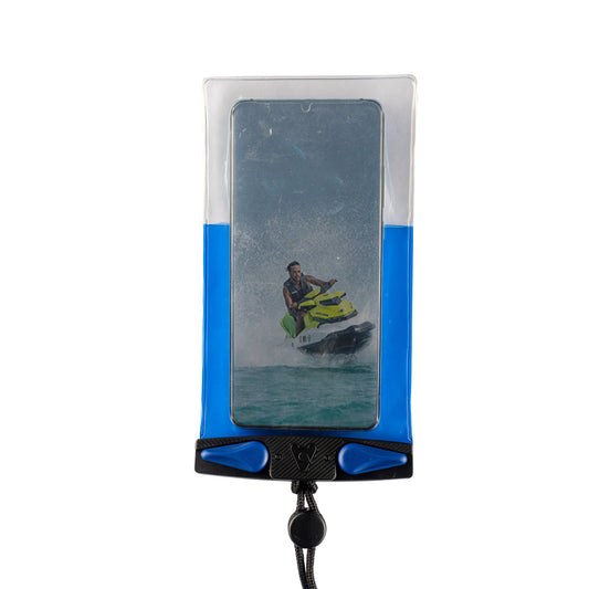 Aquapac Waterproof Compact Plus Phone Case, Blue/Blue
