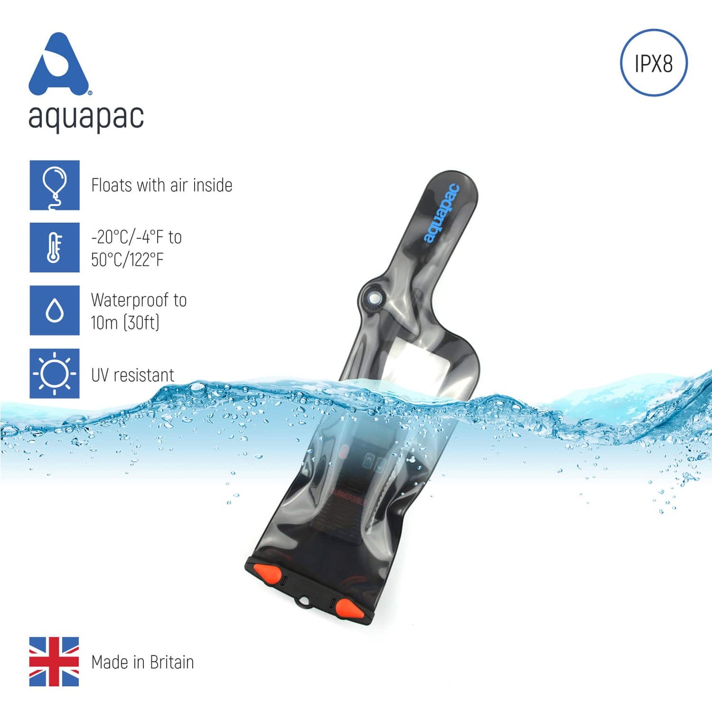 Aquapac Waterproof SatCom Phone Case