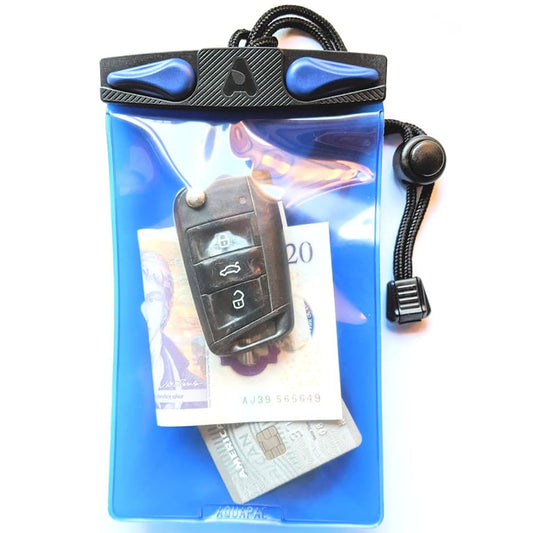 Aquapac Keymaster Plus Waterproof Pouch , Black/Blue