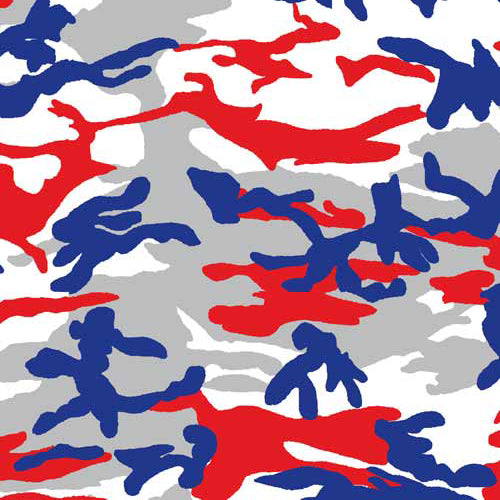 Patriotic Camo 22" x 22" Patriotic Print Bandana