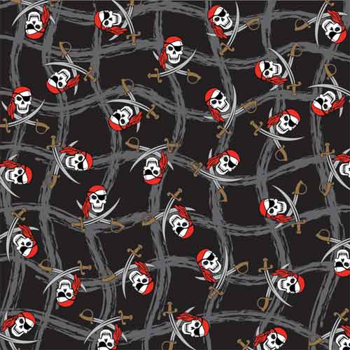 Ghost Pirate 22" x 22" Novelty Print Bandana