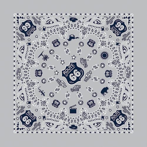 Route 66 22" x 22" Novelty Print Bandana