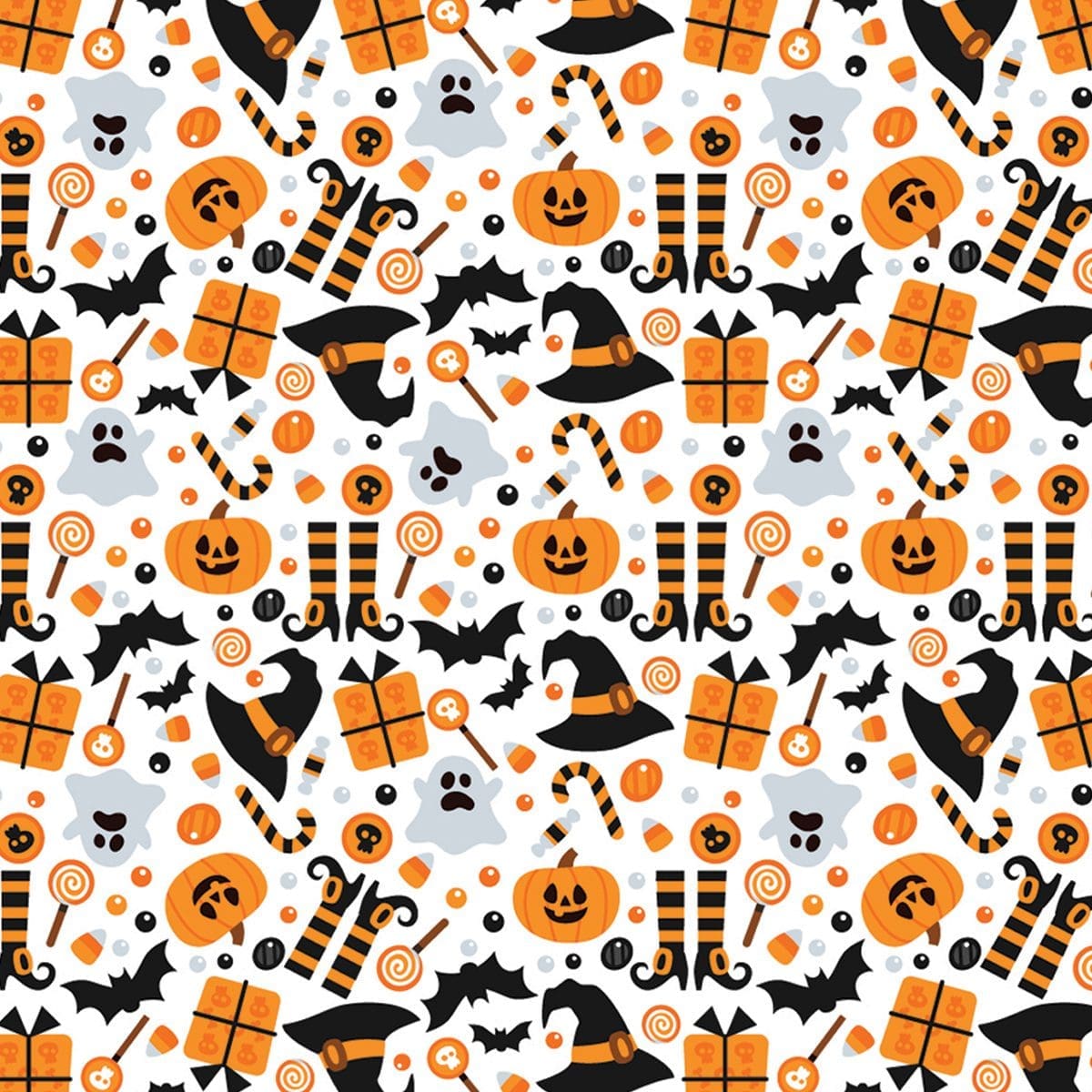 Witches & Hats 22" x 22" Halloween Print Bandana