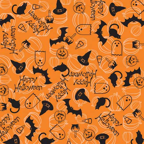 Happy Halloween 22" x 22" Seasonal Print Bandana