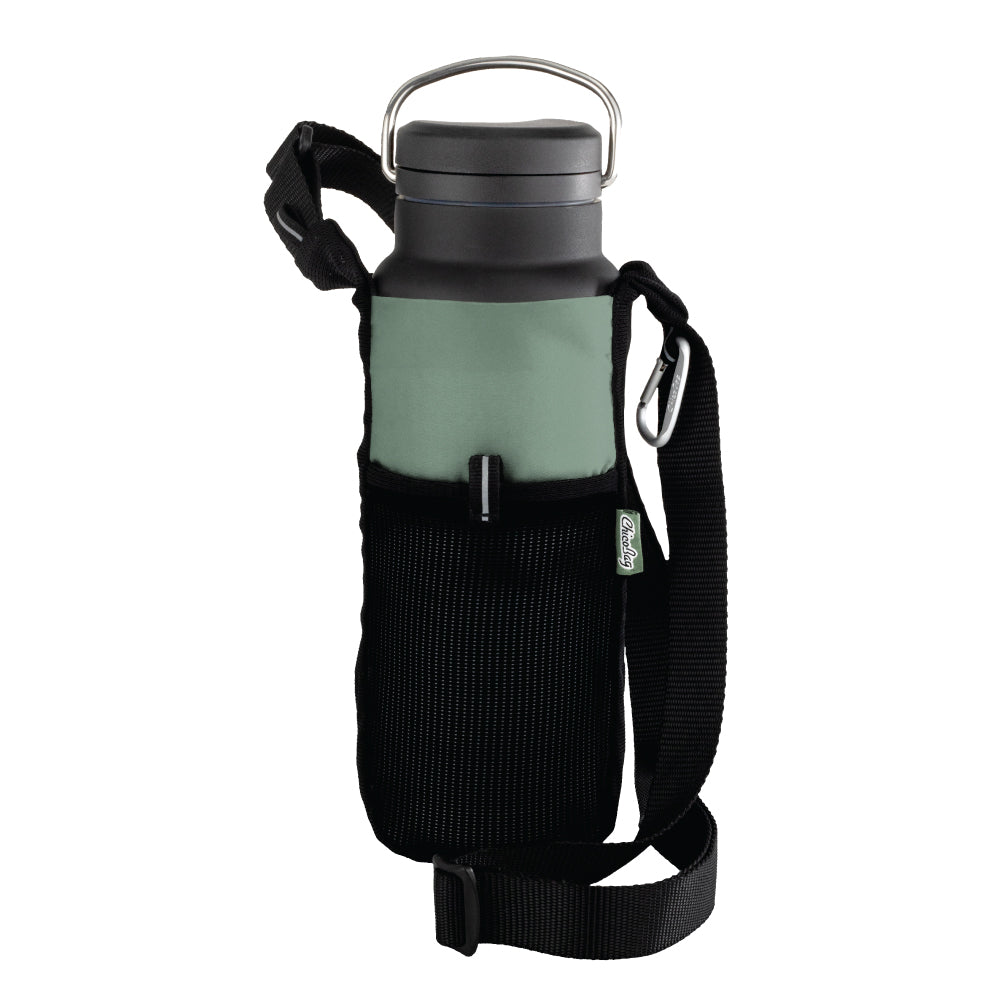 ChicoBag Adjustable Bottle Sling (rePETe + Refine) | Recycled Bottle Carrier Strap Eco-Friendly