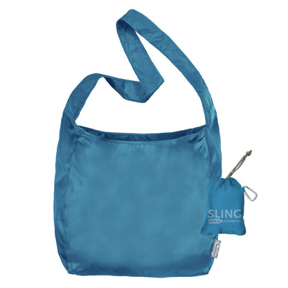 ChicoBag (rePETe + Refine) Crossbody Sling Tote w/ Carabiner | Recycled Bag | Eco Friendly