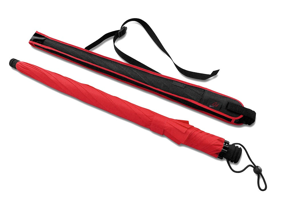 EuroSCHIRM Swing Liteflex Ultra-Light Weight Trekking Umbrella, 37.5”, Red