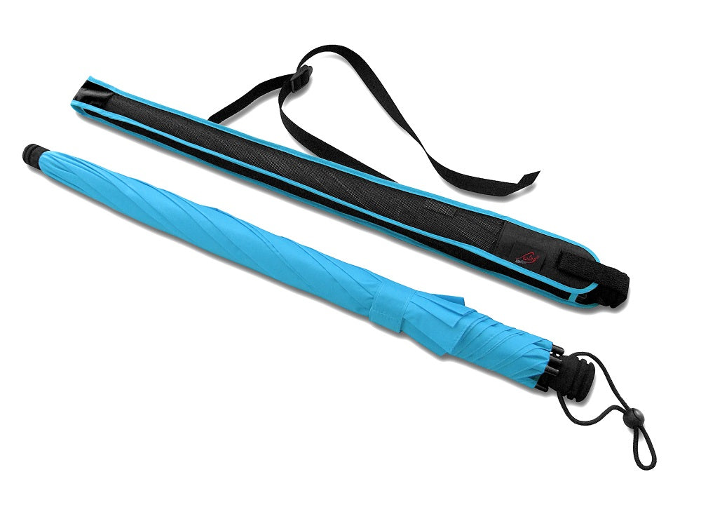 EuroSCHIRM Swing Liteflex Ultra-Light Weight Trekking Umbrella, 37.5”, Ice Blue