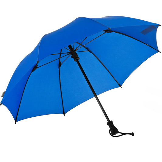 EuroSCHIRM Birdiepal Outdoor Umbrella, Extremely Durable, Lightweight, Trekking, Hiking, 40”, Royal Blue