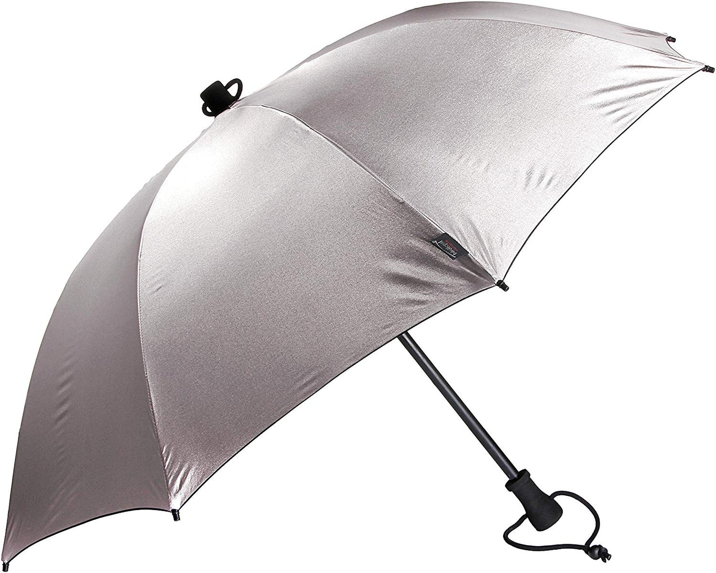 EuroSCHIRM Birdiepal Outdoor Umbrella, Extremely Durable, Lightweight, Trekking, Hiking, 40”, Silver (UV Protective)