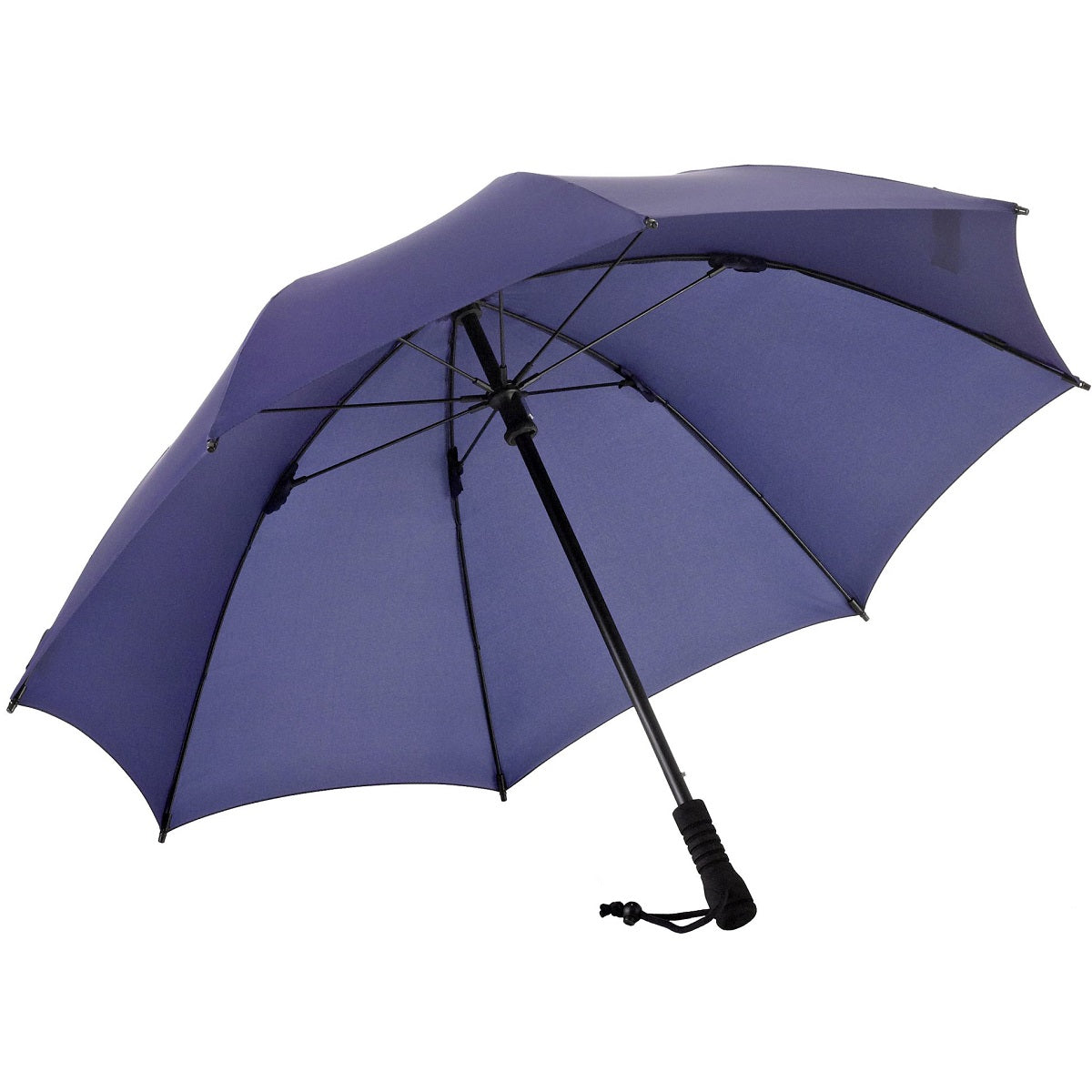 EuroSCHIRM Swing Professional Trekking Umbrella, 38.5”, Durable Fiberglass Fixed Shaft, Navy