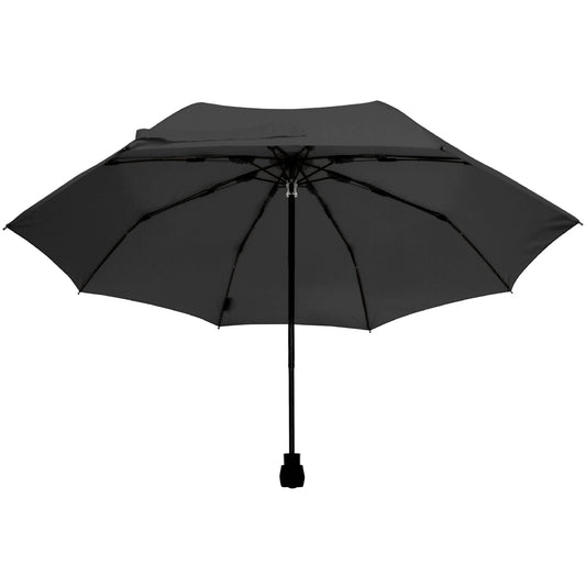 EuroSCHIRM Light Trek Umbrella, Compact, Ultra-light weight, Trekking, Hiking, 38”, Black