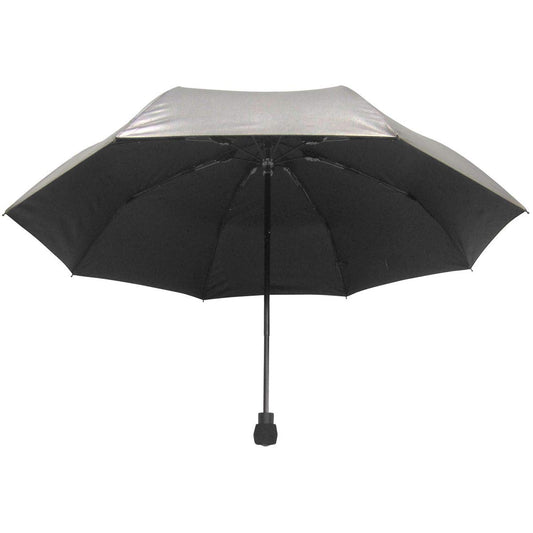 EuroSCHIRM Light Trek Umbrella, Compact, Ultra-light weight, Trekking, Hiking, 38”, Silver (UV Protective)