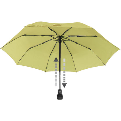 EuroSCHIRM Light Trek Automatic Folding Umbrella, Compact, Ultra-light weight, 38”, Light Green