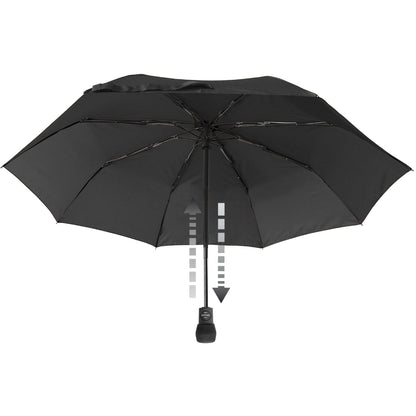 EuroSCHIRM Light Trek Automatic Folding Umbrella, Compact, Ultra-light weight, 38”, Black