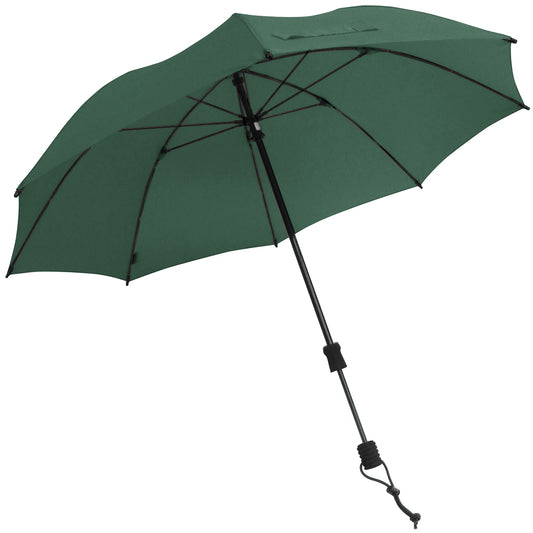 EuroSCHIRM Swing Handsfree, Adjustable Height Trekking Umbrella, Light Weight, 44”, Olive
