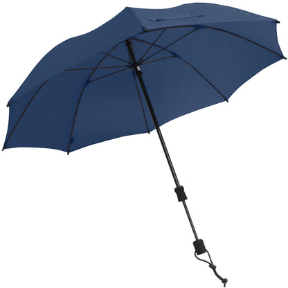 EuroSCHIRM Swing Handsfree, Adjustable Height Trekking Umbrella, Light Weight, 44”, Navy