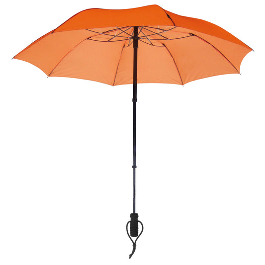EuroSCHIRM Telescope Handsfree Trekking Umbrella, With Mounting Hardware, 43", Orange