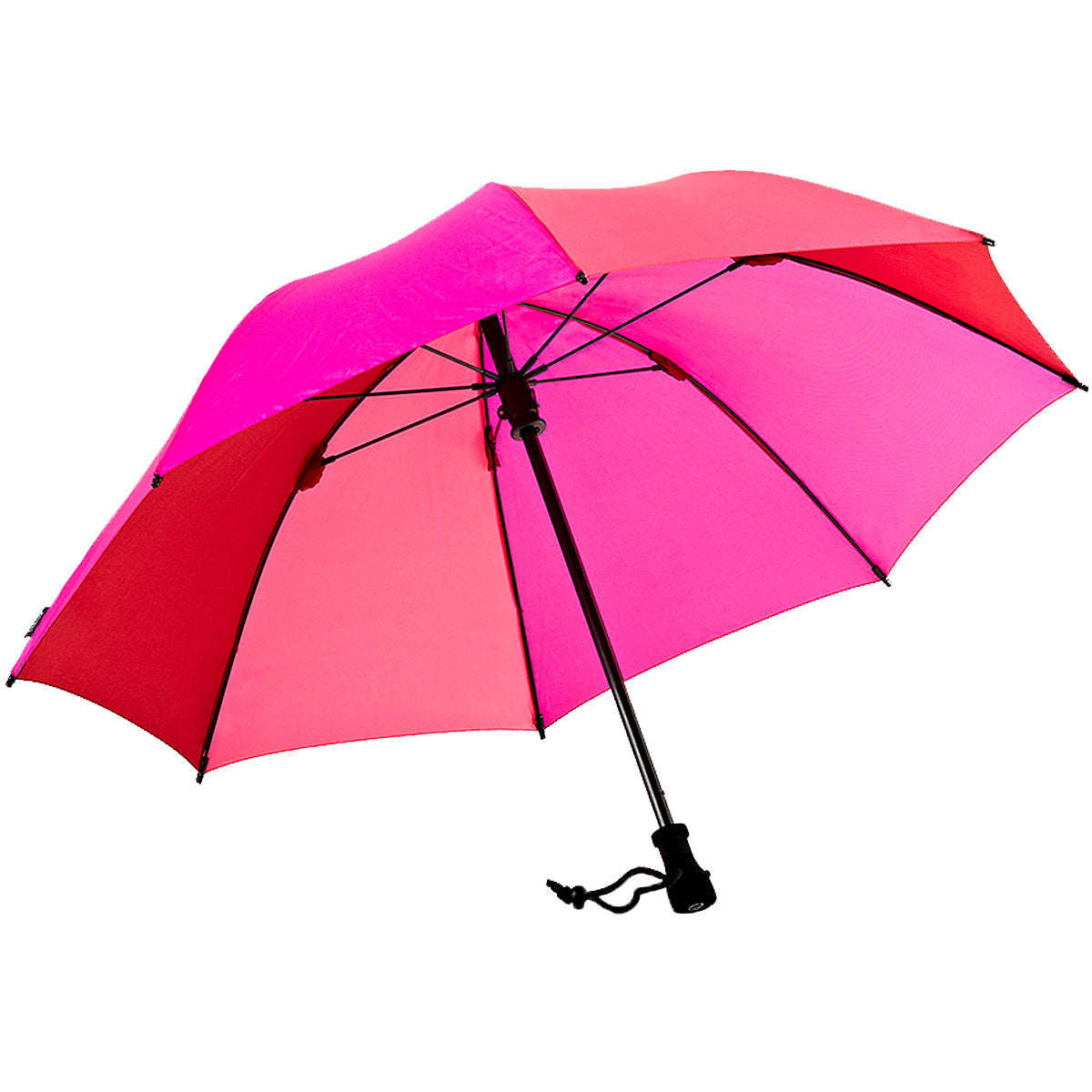 EuroSCHIRM Birdiepal Outdoor Umbrella, Extremely Durable, Lightweight, Trekking, Hiking, 40”, Pink Panels