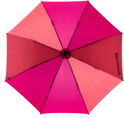 EuroSCHIRM Birdiepal Outdoor Umbrella, Extremely Durable, Lightweight, Trekking, Hiking, 40”, Pink Panels