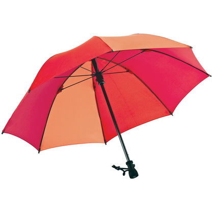 EuroSCHIRM Birdiepal Outdoor Umbrella, Extremely Durable, Lightweight, Trekking, Hiking, 40”, Orange Panels