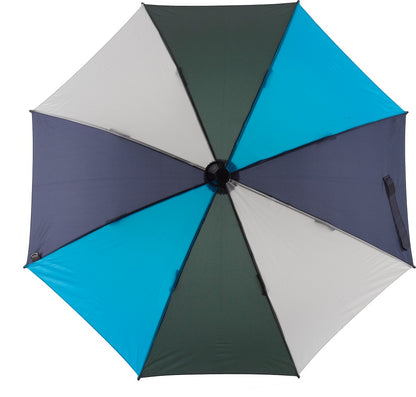 EuroSCHIRM Birdiepal Outdoor Umbrella, Extremely Durable, Lightweight, Trekking, Hiking, 40”, Blue Panels