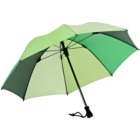 EuroSCHIRM Birdiepal Outdoor Umbrella, Extremely Durable, Lightweight, Trekking, Hiking, 40”, Green Panels