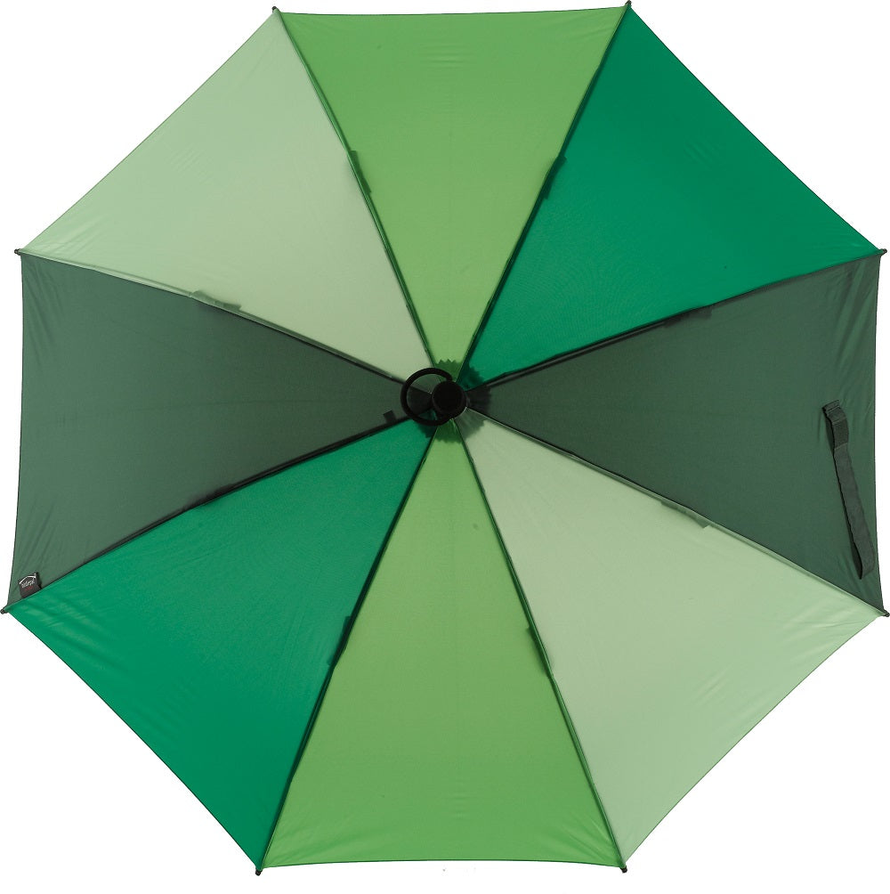 EuroSCHIRM Birdiepal Outdoor Umbrella, Extremely Durable, Lightweight, Trekking, Hiking, 40”, Green Panels