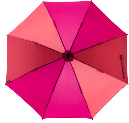 EuroSCHIRM Swing Professional Trekking Umbrella, 38.5”, Durable Fiberglass Fixed Shaft, Pink Panels