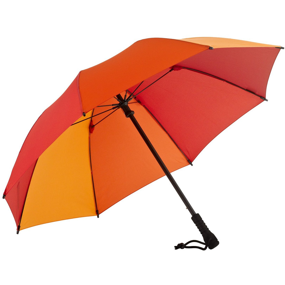 EuroSCHIRM Swing Professional Trekking Umbrella, 38.5”, Durable Fiberglass Fixed Shaft, Orange Panels