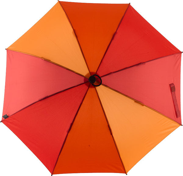 EuroSCHIRM Swing Professional Trekking Umbrella, 38.5”, Durable Fiberglass Fixed Shaft, Orange Panels