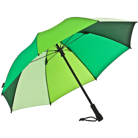 EuroSCHIRM Swing Professional Trekking Umbrella, 38.5”, Durable Fiberglass Fixed Shaft, Green Panels