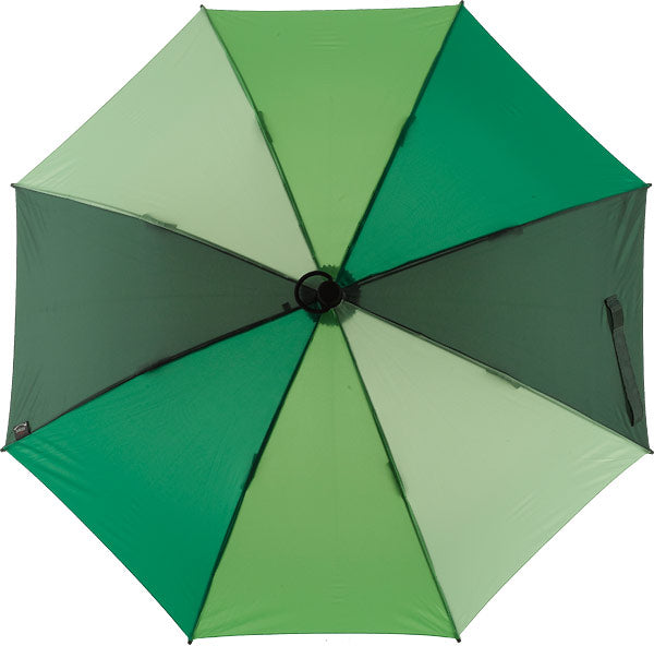 EuroSCHIRM Swing Professional Trekking Umbrella, 38.5”, Durable Fiberglass Fixed Shaft, Green Panels