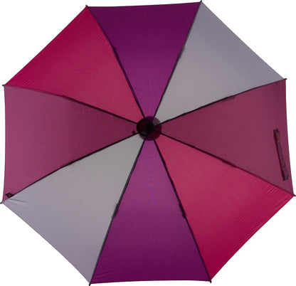 EuroSCHIRM Swing Handsfree, Adjustable Height Trekking Umbrella, Light Weight, 44”, Purple Panels