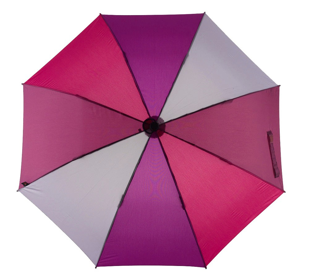 EuroSCHIRM Telescope Handsfree Trekking Umbrella, With Mounting Hardware, 43", Purple Panels