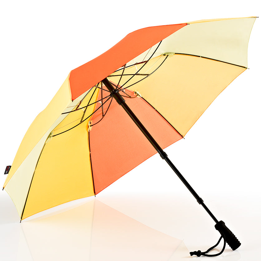 EuroSCHIRM Telescope Handsfree Trekking Umbrella, With Mounting Hardware, 43", Yellow Panels