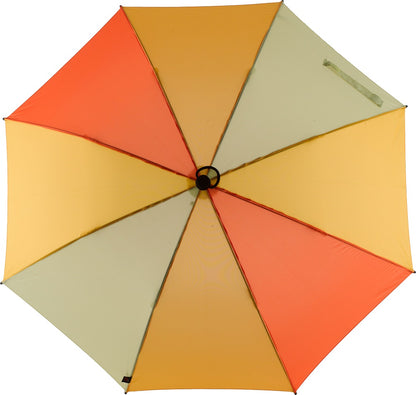 EuroSCHIRM Light Trek Umbrella, Compact, Ultra-light weight, Trekking, Hiking, 38”, Yellow Panels