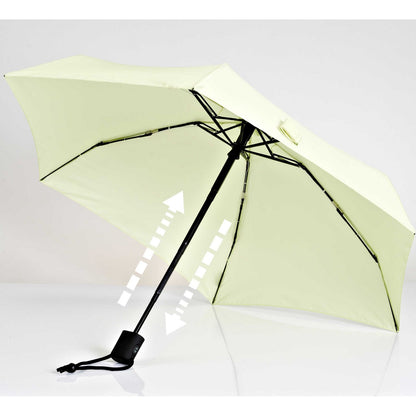 EuroSCHIRM Dainty Automatic Umbrella, Lightweight, Trekking, Hiking, 36”, Light Green