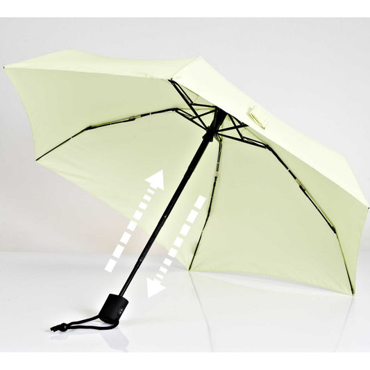 EuroSCHIRM Dainty Automatic Umbrella, Lightweight, Trekking, Hiking, 36”, Light Green