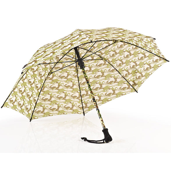 EuroSCHIRM Birdiepal Outdoor Umbrella, Extremely Durable, Lightweight, Trekking, Hiking, 40”, Camouflage